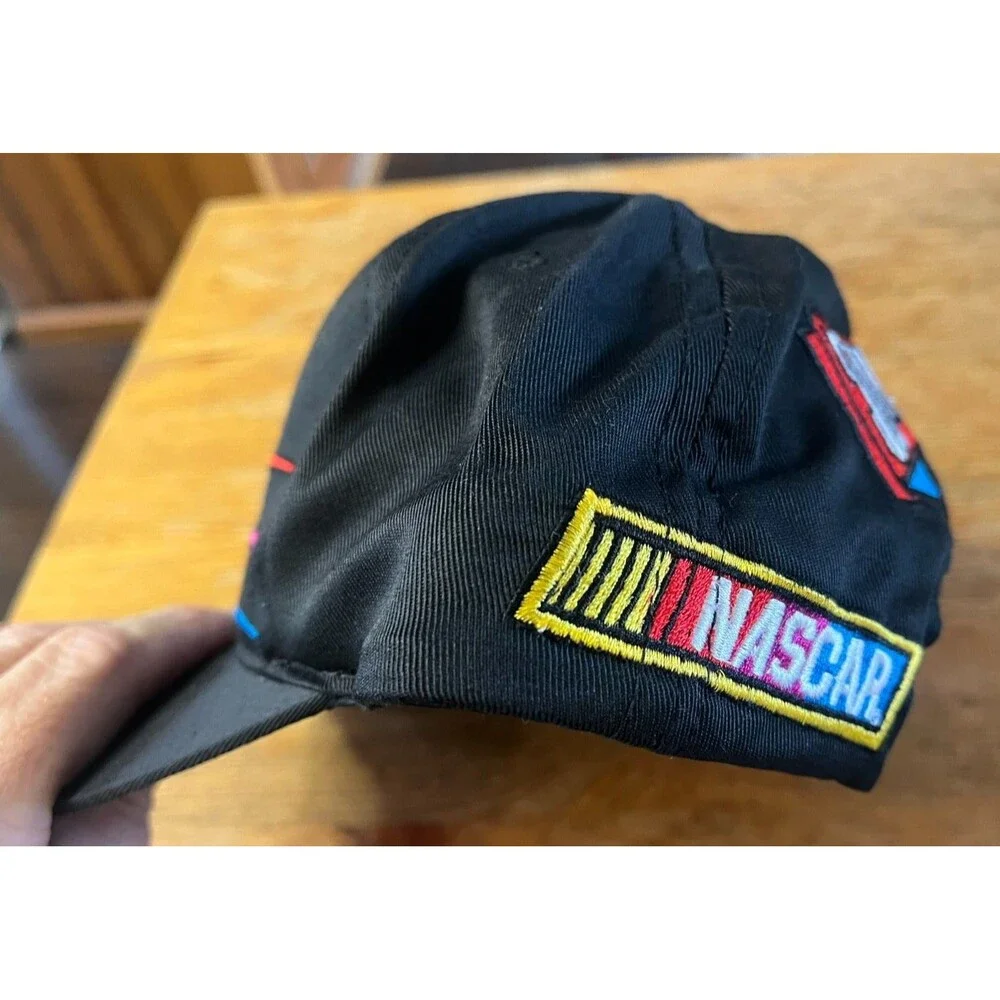 Vintage NASCAR Snapback Hat 50th Anniversary Black Racing Chase Authentics